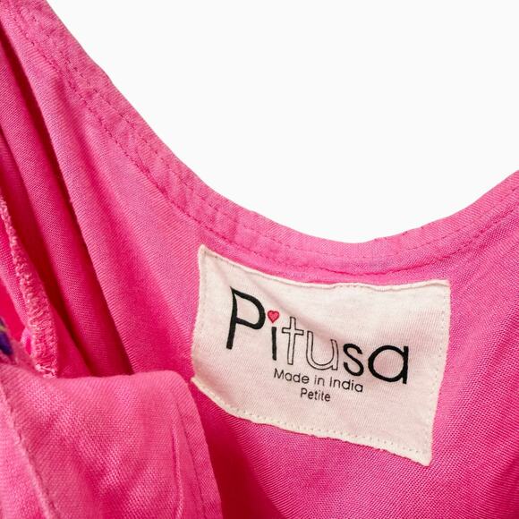 Pitusa Summer Night Dress in Pink Women’s Size Small - Picture 6 of 11